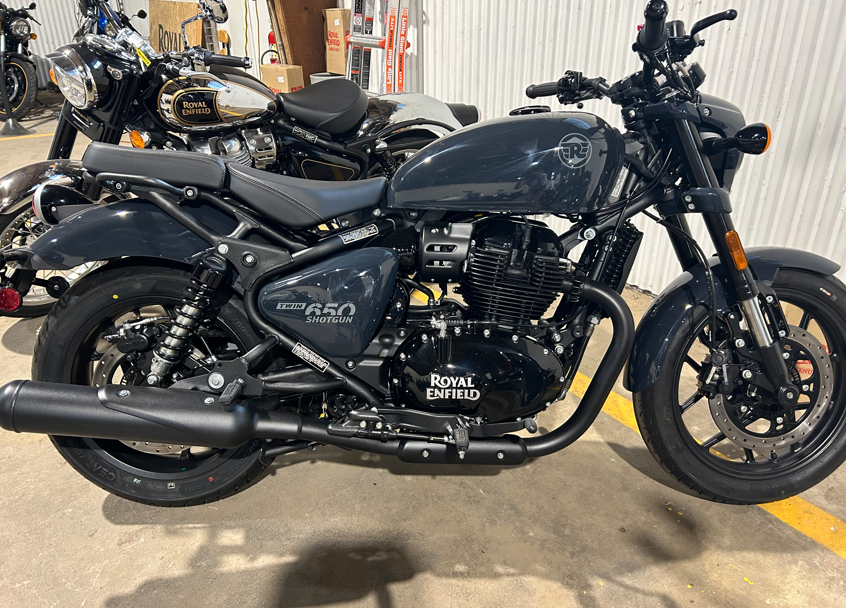 2026 Royal Enfield Shotgun 650- Sheet Metal Grey- Click for OTD Pricing- In Stock!